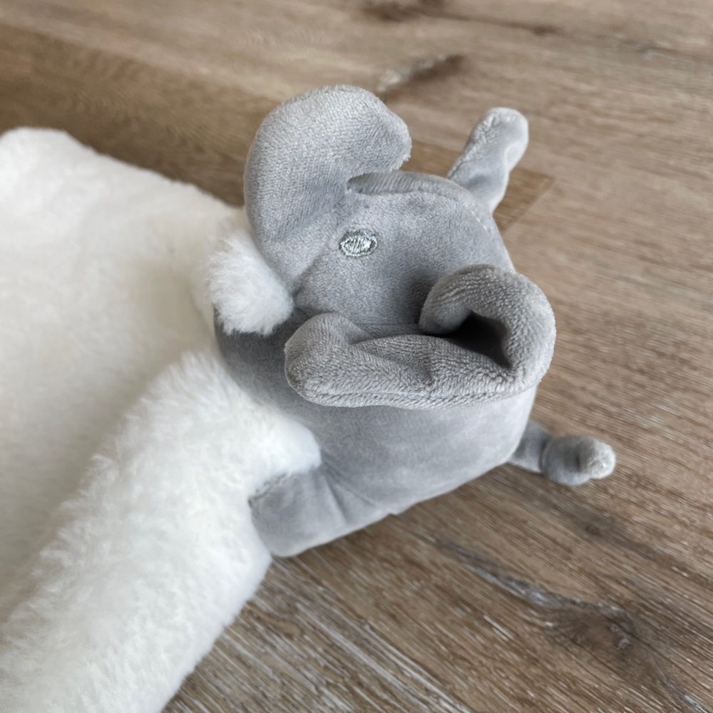 Mary Meyer Gray Elephant Plush Blanket